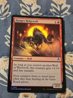Hungry Ridgewolf FOIL Innistrad Remastered MTG Magic - Image 2
