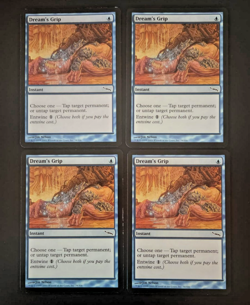 PLAYSET MAGIC MTG DREAM'S GRIP 4x Mirrodin UK - Image 1