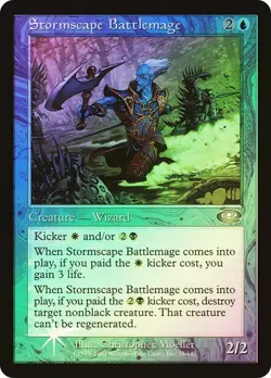 Planeshift MTG FOIL Stormscape Battlemage Magic - Image 1