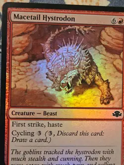 Macetail Hystrodon FOIL (130) Dominaria Remastered MTG Magic - Image 3