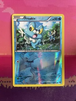 Pokemon Card Froakie Breakthrough Reverse Holo Common 46/162 Near Mint - Image 1