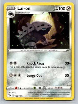 Lairon #122/189 SWSH03: Darkness Ablaze Uncommon - Pokemon Cards G19 - Image 1