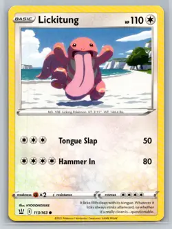 Lickitung #113/163 SWSH05: Battle Styles Common - Pokemon Cards G19 - Image 1