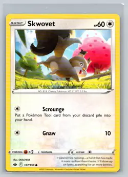 Skwovet #127/198 SWSH06: Chilling Reign Common - Pokemon Cards G19 - Image 1