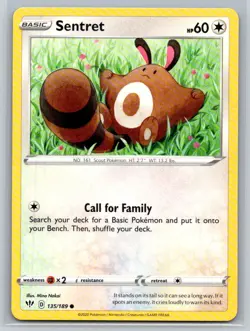 Sentret #135/189 SWSH03: Darkness Ablaze Common - Pokemon Cards G19 - Image 1