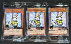3 set Yugioh NEYMAR JR Token Rescue Rabbit eFootball 30th Promo Pack Sealed - Image 1