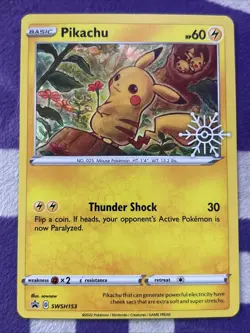 Pikachu - (Holiday Calendar) SWSH153 SWSH: Sword & Shield Promo Cards Holo - Image 1