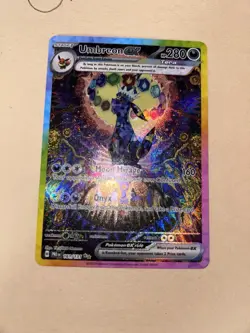 Pokemon TCG Prismatic Evolutions Umbreon EX Card 161/131 Sir - Image 3