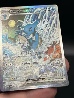 Pokemon Kingdra EX TCG 131 Shrouded Fable Black Star Promo Holo Card NM AG3 - Image 2