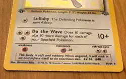 [LP] Wigglytuff 16/64 Jungle Holo Pokemon Card ** 1st Edition ** RARE! - Image 4