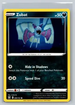 Zubat #089/163 SWSH05: Battle Styles Common - Pokemon Cards G20 - Image 1