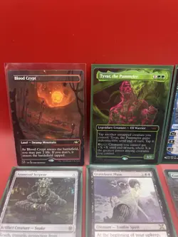 Magic the Gathering Card Lot. Unfinity Duskmourn Innistrad M19 Mythic Holo Lands - Image 3