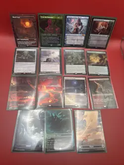 Magic the Gathering Card Lot. Unfinity Duskmourn Innistrad M19 Mythic Holo Lands - Image 5