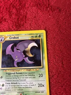 Crobat 04/64 Neo Revelation Holo Wotc Pokemon Card Vintage Played - Image 2