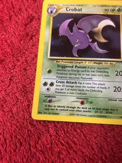 Crobat 04/64 Neo Revelation Holo Wotc Pokemon Card Vintage Played - Image 4
