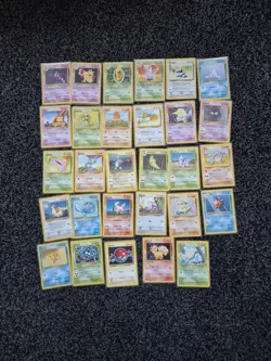 Pokemon Base Set Fourth Print Cards X29 Bundle WOTC UK 1999-2000 LP-NM - Image 1