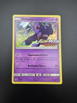 Oricorio SM19 Guardians Rising Sun & Moon Prerelease Stamped Promo Pokemon Card - Image 1