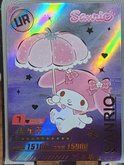 Hello Kitty Card Holo Foil TCG UR Card Sanrio DZ TCG CCG DZ-UR-242 - Image 1