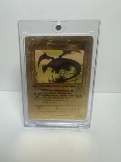 Shining Charizard 107/105 Gold Card Pokemon Card 1st Edition - Image 1