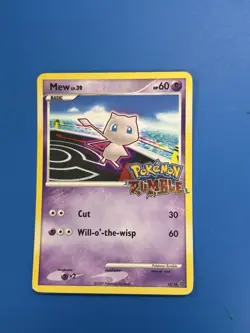 Mew Rumble 10/16 Holo Rare Pokemon Card 2009 Nintendo EXCLUSIVE PROMO - Image 1