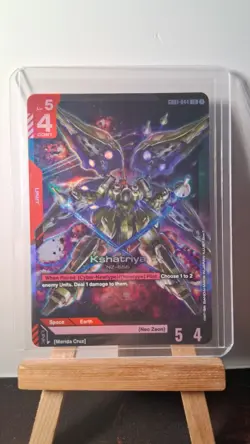Gundam Trading Card Game - Kshatriya GD01-044 LR English MINT LIGHT RARE FOIL - Image 1