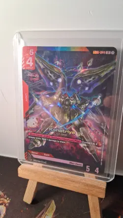 Gundam Trading Card Game - Kshatriya GD01-044 LR English MINT LIGHT RARE FOIL - Image 2