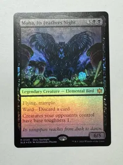MTG - Maha, Its Feather Night - Bloomburrow BLB 0100 Mythic Foil - Image 1