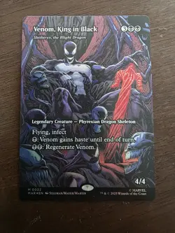 Magic The Gathering Spider-Man Venom King In Black Mythic Full Art Foil NM - Image 1