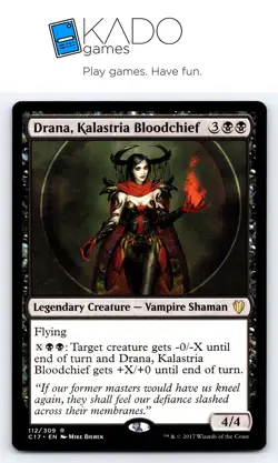 Commander 2017 #112 Drana, Kalastria Bloodchief - Image 1