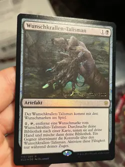 4x German Foil Wishclaw Talisman • 3 Prerelease Promo 1 Set • MTG (1980) - Image 2