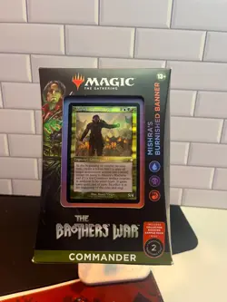Magic: The Gathering The Brothers' War - Mishra's Burnished Banner Deck - OPENED - Image 1