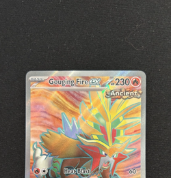 Gouging Fire ex 188/162 Sv05: Temporal Forces Holo Full Art Rare Pokemon - Image 3