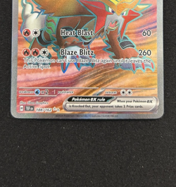 Gouging Fire ex 188/162 Sv05: Temporal Forces Holo Full Art Rare Pokemon - Image 4