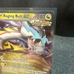 Pokemon TCG - Raging Bolt ex 123/162 - Temporal Forces - Ultra Rare NM - Image 4