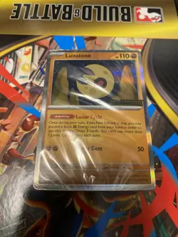 Mega Evolution Build & Battle Pokemon Deck 2025 Lunatone - Image 1