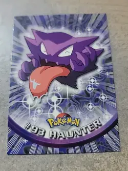 Haunter - Pokemon Topps #93 - Non Holo Vintage Blue Logo - Image 1