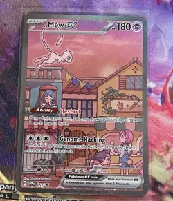 Mew ex 053 Pokemon TCG Scarlet Violet 151 Black Star Promo Full Art - Image 1