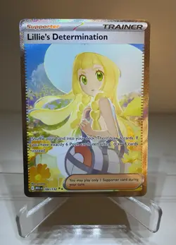 Pokemon TCG Lillie’s Determination Mega Evolution 184/132 SIR English 2025 MINT - Image 1