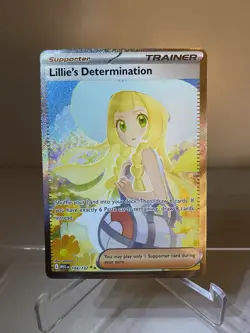 Pokemon TCG Lillie’s Determination Mega Evolution 184/132 SIR English 2025 MINT - Image 2