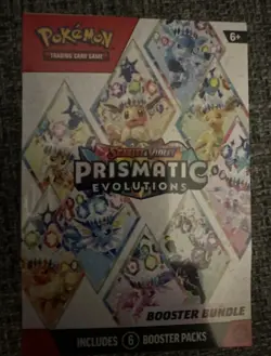 Pokemon TCG S&V Prismatic Evolutions Booster Bundle SEALED (6 Booster packs) - Image 3