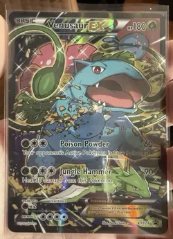 Venusaur EX XY123 Full Art XY Black Star Promo Pokemon TCG - Image 1
