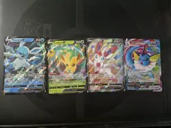 Pokemon TCG - Eevolving Skies Lot of 4 -NM - Sylveon, Glaceon, Leafeon, Vaporeon - Image 1