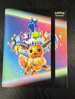 Pokemon Prismatic Evolutions Binder Collection Eevee **BINDER ONLY** NEW 2025 - Image 1