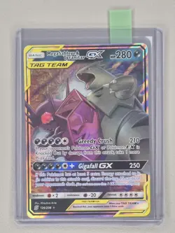 Pokemon TCG Mega Sableye And Tyranitar GX 126/236 Unified Minds Holo Rare Mint - Image 1