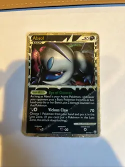 Absol 91/102 Ultra Rare HGSS Triumphant Pokemon TCG - Image 1