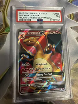 PSA 7 Pokemon TCG - Premium Collection Box CHARIZARD GX (Full Art) SM#60 - Image 1