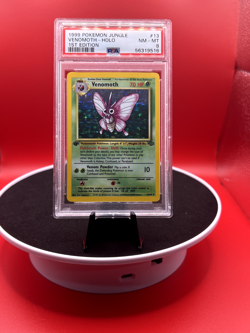 1999 Pokemon VENOMOTH 1st Edition HOLO Rare Jungle Set #13/64 PSA 8 NM-MINT - Image 1