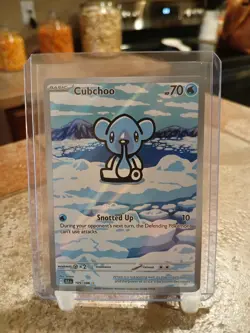 Pokemon TCG Cubchoo Illustration Rare Black Bolt 109/086 - Image 1