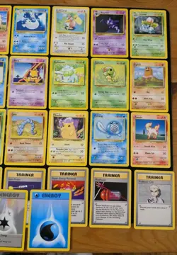Lot Of 41 Base Set 4th Print (1999-2000) UK w/Holo Gyarados Pokemon! - Image 4