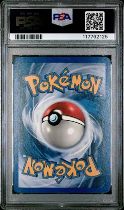 2002 POKEMON LEGENDARY COLLECTION #1 ALAKAZAM-REVERSE FOIL PSA 8 - Image 2